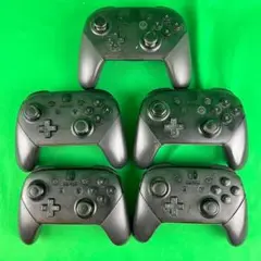 ニンテンドーswitch　プロコン　5台　まとめて　【動作不良・ジャンク】