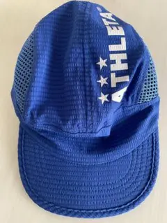 ATHLETA 青 キャップ