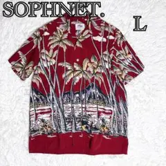 美品 デッドストック ソフ ソフネット sophnet アロハシャツ サッカー SOPHNET．(ソフネット) アロハシャツSOPH-22049 SOPH-22049