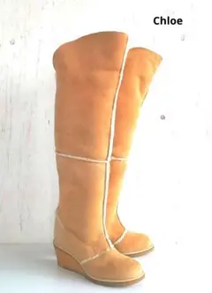 Chloe*極暖ムートンブーツ*36/23cm*ベージュ