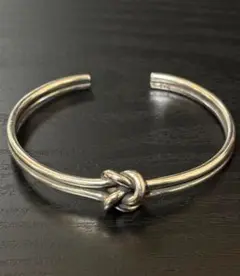 バングル　シルバー925 刻印　メキシカンアクセサリー　ノット　ヴィンテージ