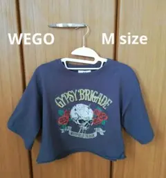 WEGO ちびT ドクロ　チビT シャツ　M サイズ