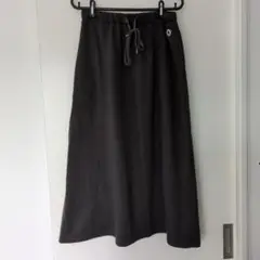 fg ダークグレー ロングスカート