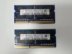 hynix メモリ DDR3 1600 4GB×2枚 計8GB