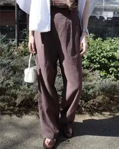 CLANE SHEER STRAIGHT PANTS