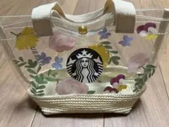 STARBUCKS 花柄 サブバッグ