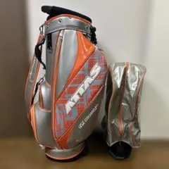 ⭐︎美品⭐︎フードカバー付⭐︎USTマミヤATTASゴルフキャディバッグ スタンド式 送料無料】UST Mamiya マミヤ 2018年モデル ATTAS アッタス