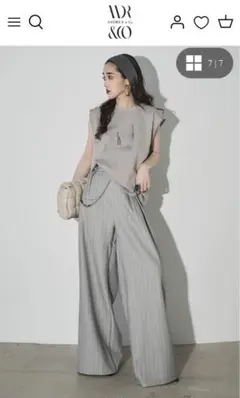 ANDREA & CO. ノースリーブ Tシャツ