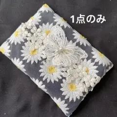 ポケットティッシュケース1点のみマーガレット柄