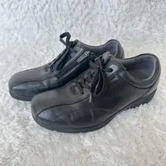 【美品】pedala 幅広 コンフォート スニーカー 24cm 4Ｅ