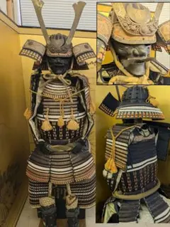 【着用可能】手作り　武具　鎧兜　甲冑　等身大　半頬　面頬　mempo お面 2025年最新】面頬の人気アイテム - メルカリ