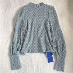 新品　HELIOPOLE SCALLOP LACE BLOUSE レースブラウス