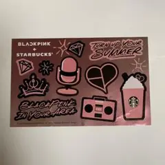 BLACKPINK STARBUCKS スタバコラボ ステッカー ★台湾限定★