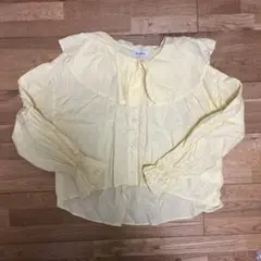 長袖襟付きブラウス