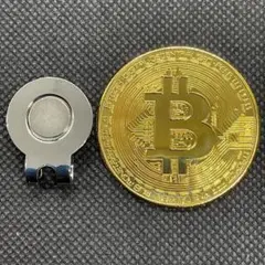 ゴルフマーカー マグネットタイプ ビットコイン