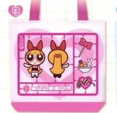 パワーパフガールズ　パワパフ　トートバッグ　ブロッサム　ピンク　ガチャガチャ