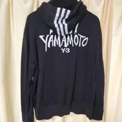 Y-3 フード付きパーカー Sブラック