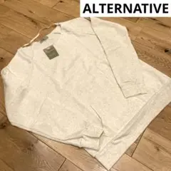 新品 オルタナティブ Alternative スエット フリース ホワイト L