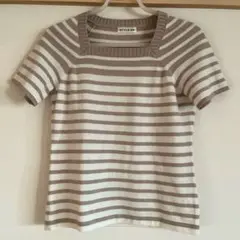 STYLE ME 半袖ニットトップス