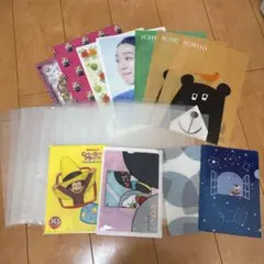 クリアファイル　おさるのジョージ　ぽすくま　ラプンツェル　ミニオンなど
