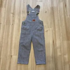 BOBSON ストライプオーバーオール 100