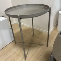 イケアIKEA GLADOMグラドム サイドテーブル トレイテーブル ベージュ