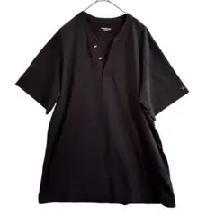 ウノピゥウノウウグァーレトレリラックス　半袖 Tシャツ 黒　ブラック　LL