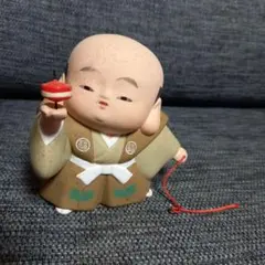 可愛い 福助 貯金箱 人形 縁起物 郷土玩具 民藝 陶器 置物 こけし 駄玩具
