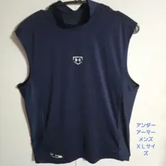 Under Armour ネイビー ハイネックタンクトップＸＬサイズ