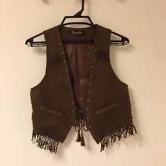 【美品】vanity glamourous フリンジベスト