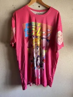 セーラームーン　海賊版　tシャツ　中国　古着　半袖　y2k ピンク　アニメエイプ