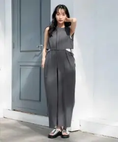 LOWRYSFARMノースリーブ オールインワン