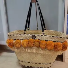 極美品 トリーバーチ かごバッグ
