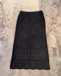 タイムセール　美品　Unacaロングレーススカート