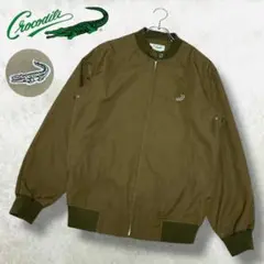 希少 CROCODILE スウィングトップ ジャケット L ハリントンジャケット