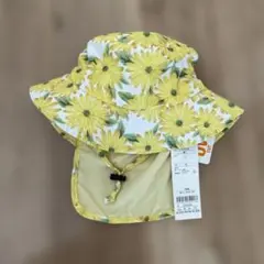 lapochebiscuit 花柄 バケットハット 50cm