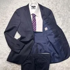 未使用級 トゥモローランド ピルグリム×ゼニア セットアップ ネイビー 総裏48