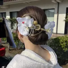 胡蝶蘭髪飾り