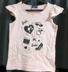 Barbie 半袖Tシャツ 130cm 薄いピンク