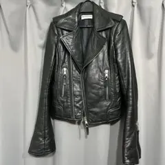 BALENCIAGA バレンシアガ ダブルライダースジャケット 黒 36