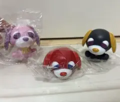 カプセルトイ フィギュアセット お茶犬　まちぼうけ 3点セット