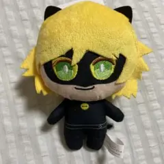 ぽ*️様 ミラキュラス　レディバグ&シャノワール　デフォルメぬいぐるみ　シャノワ