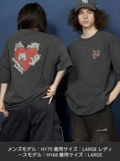【新品】アンリラクシング　メンズ　オーバーサイズ　ピグメント加工　Tシャツ　L