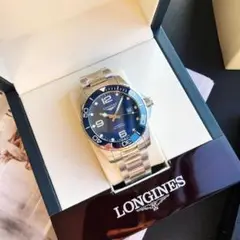 LONGINES 自動巻き 腕時計 青