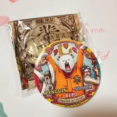 ワンピース　ベポ　シャチ　ペンギン　輩缶バッジ