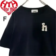【希少】 HTH h flower logo tシャツ　ブラック