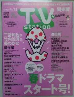 TV station　2018年 8号　3/31〜4/13