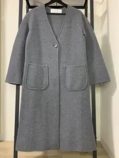 LE CIEL BLUE ルシェルブルー フレアスリーブ ノーカラーコート