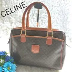CELINEセリーヌ マカダム柄 ボストンバッグ ヴィンテージ オールド