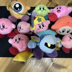 カービィ プライズ ぬいぐるみ ワドルディ メタナイト ワドルドゥ 10個セット
